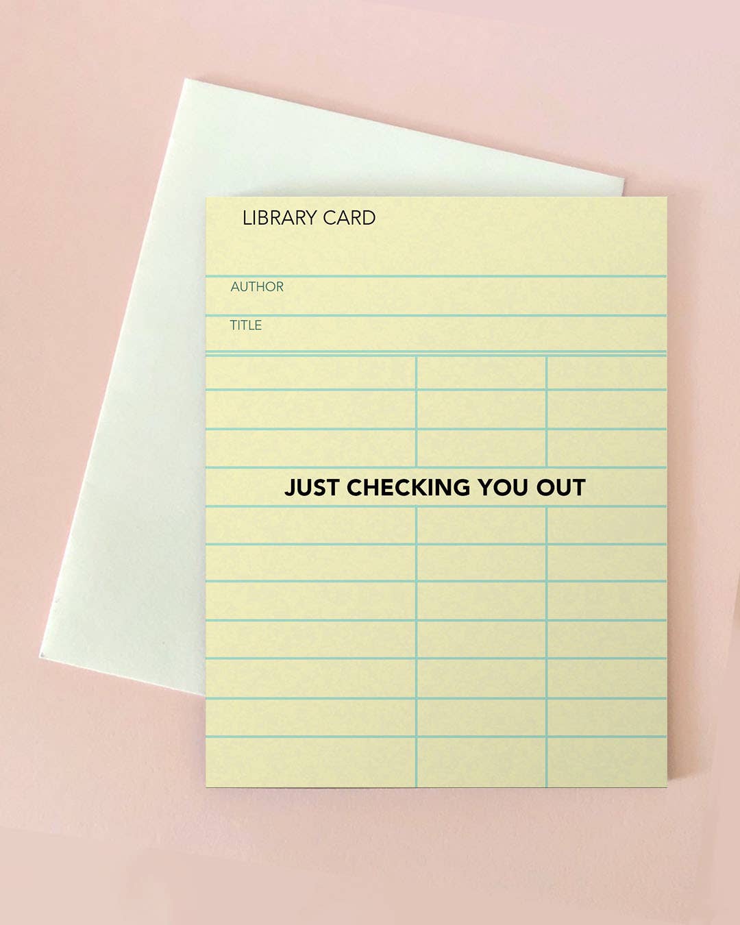 Checking You Out Greeting Card - Spiral Circle