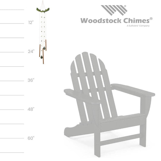 Chi Energy Chime™ - Small, Jade - Spiral Circle