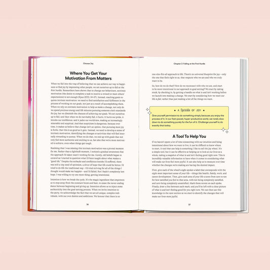 Choose Joy (a self care book for women) - Spiral Circle