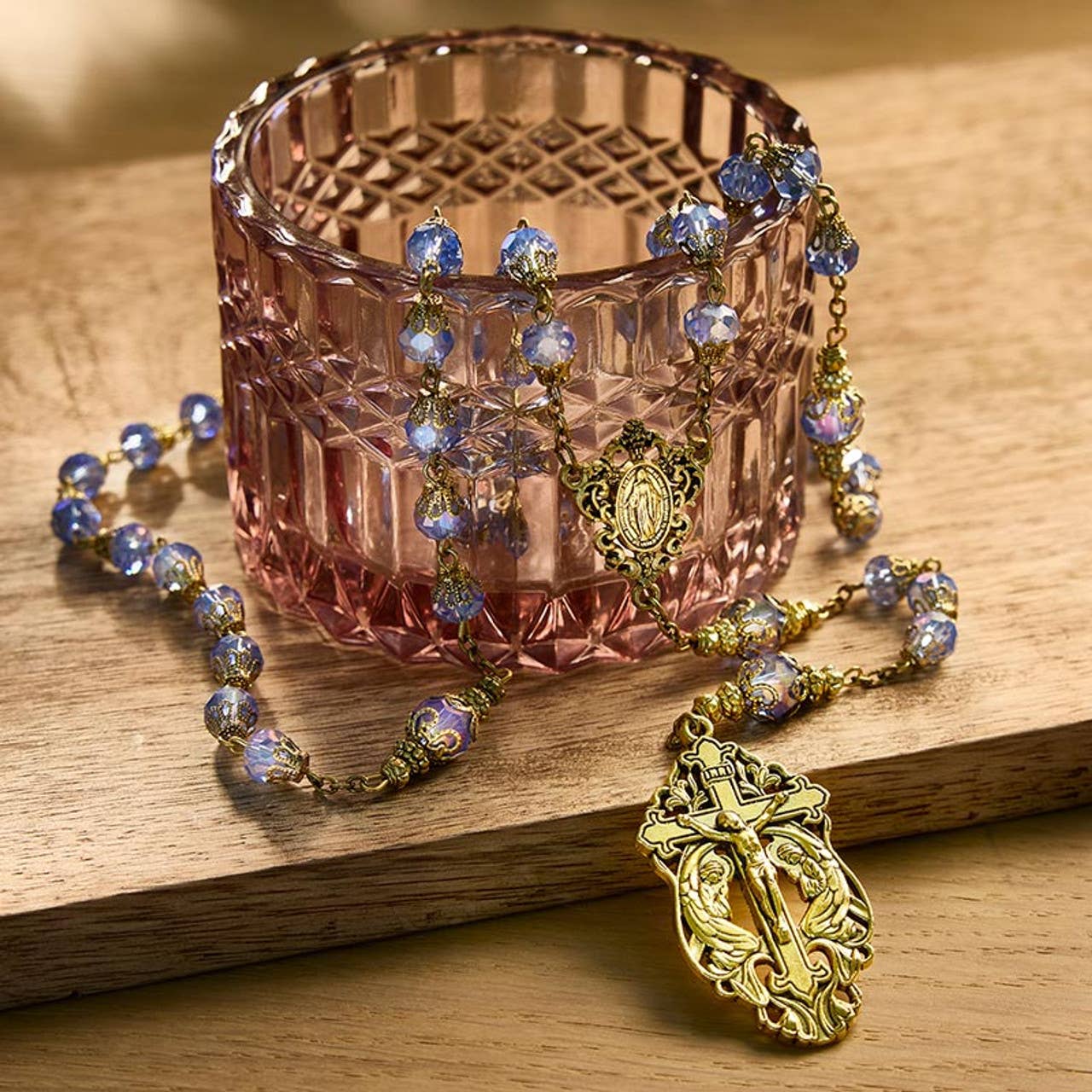 Cielo Mary of Angels Rosary - Spiral Circle