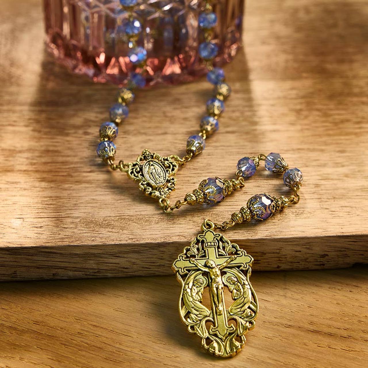 Cielo Mary of Angels Rosary - Spiral Circle