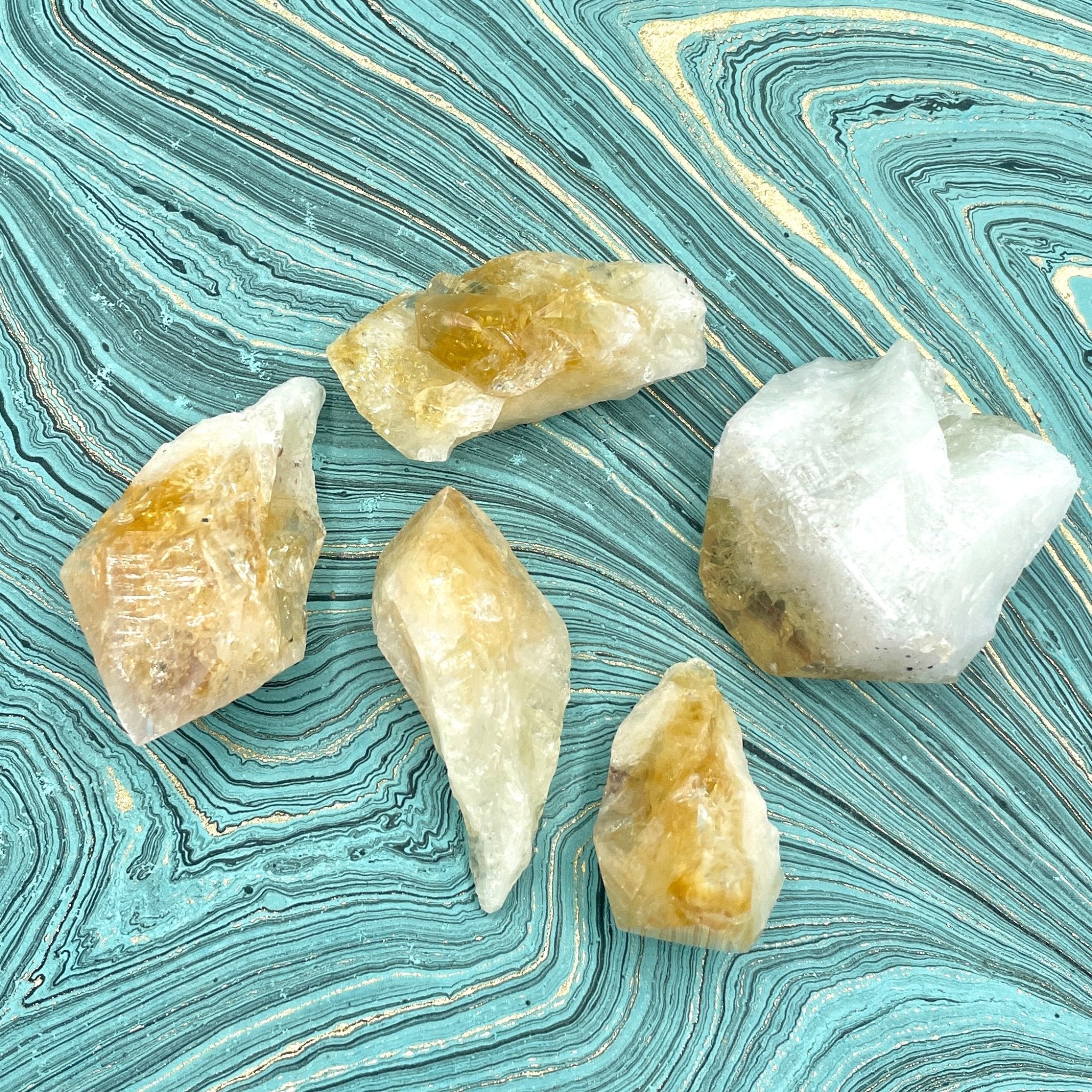 Citrine Raw | Joy and Success - Spiral Circle