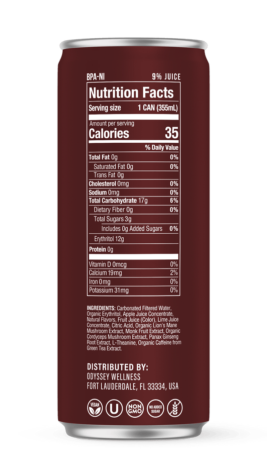 Cola - Odyssey Functional Energy (85mg) - Spiral Circle