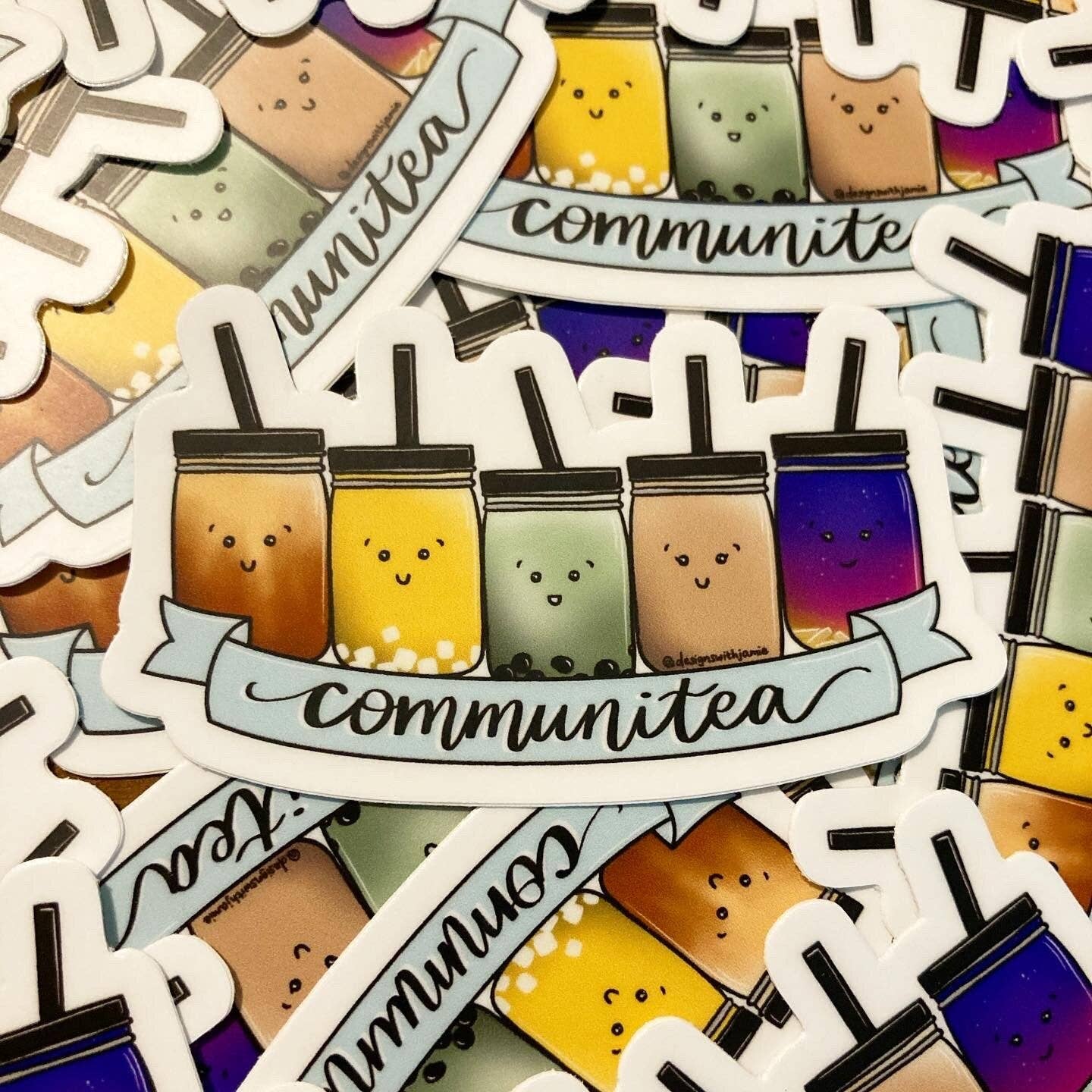 Communitea Sticker - Spiral Circle