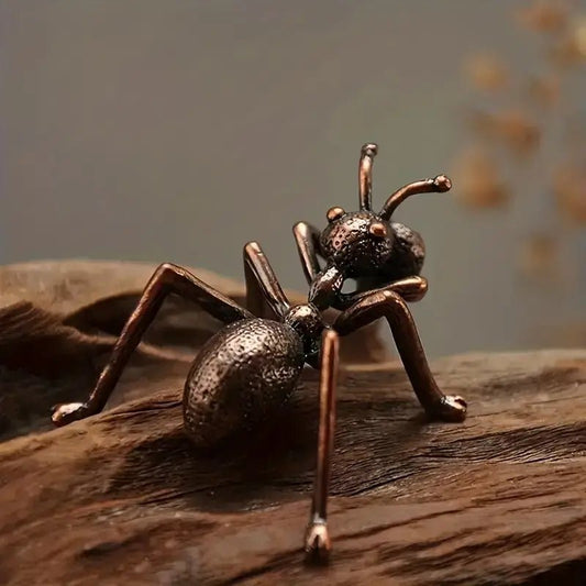 Copper Ant Incense Holder - Spiral Circle