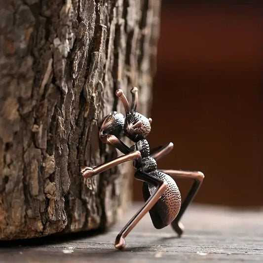 Copper Ant Incense Holder - Spiral Circle