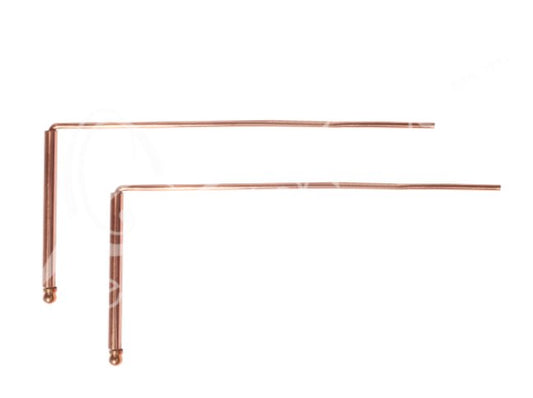 Copper Dowsing Rods - Spiral Circle