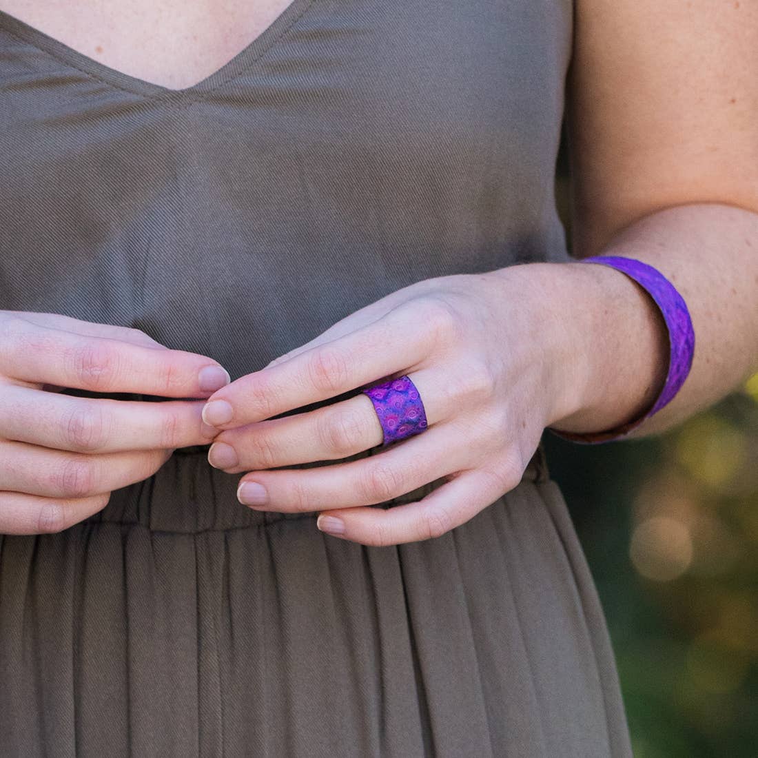 Copper Patina Rings | Assortment - Spiral Circle