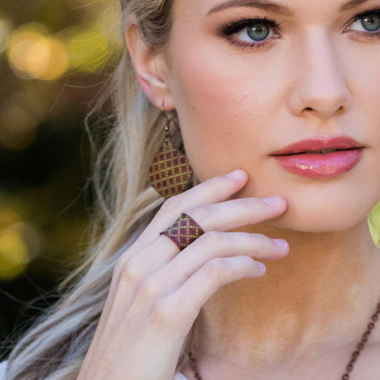 Copper Patina Rings | Assortment - Spiral Circle