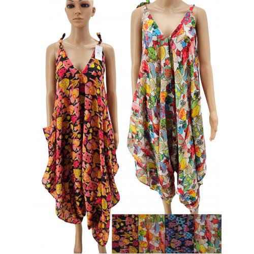 Cotton Mushroom Prints jumpsuits - Spiral Circle