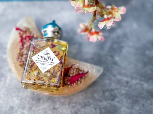 CREATRIX Natural Floral Perfume Oil for Divine Feminine Ener - Spiral Circle
