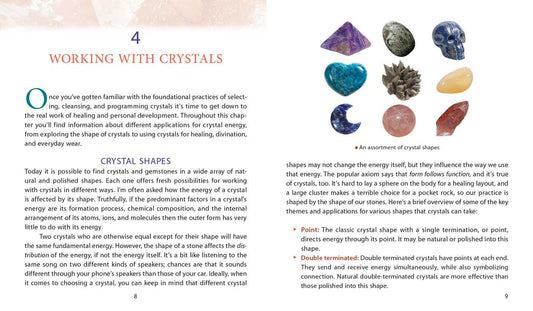 Crystal Basics Pocket Encyclopedia by Nicholas Pearson - Spiral Circle