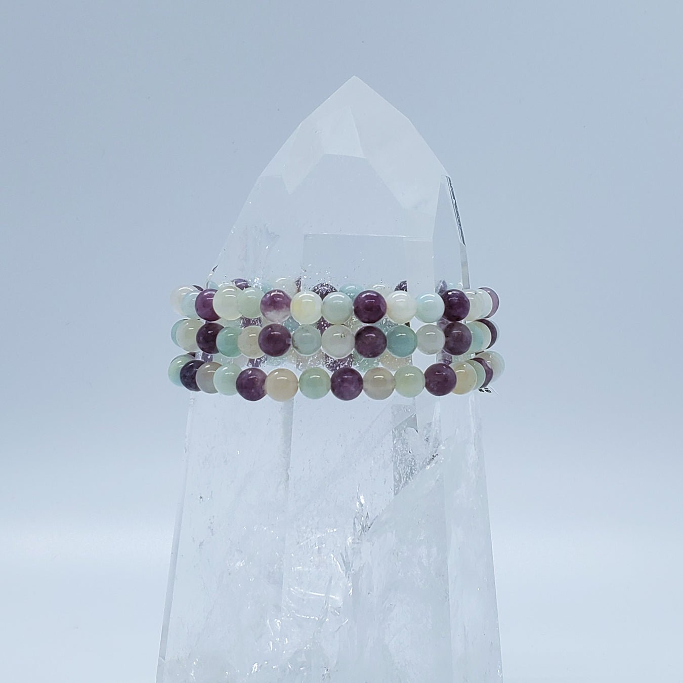 Crystal Bracelets, 6MM | - Spiral Circle