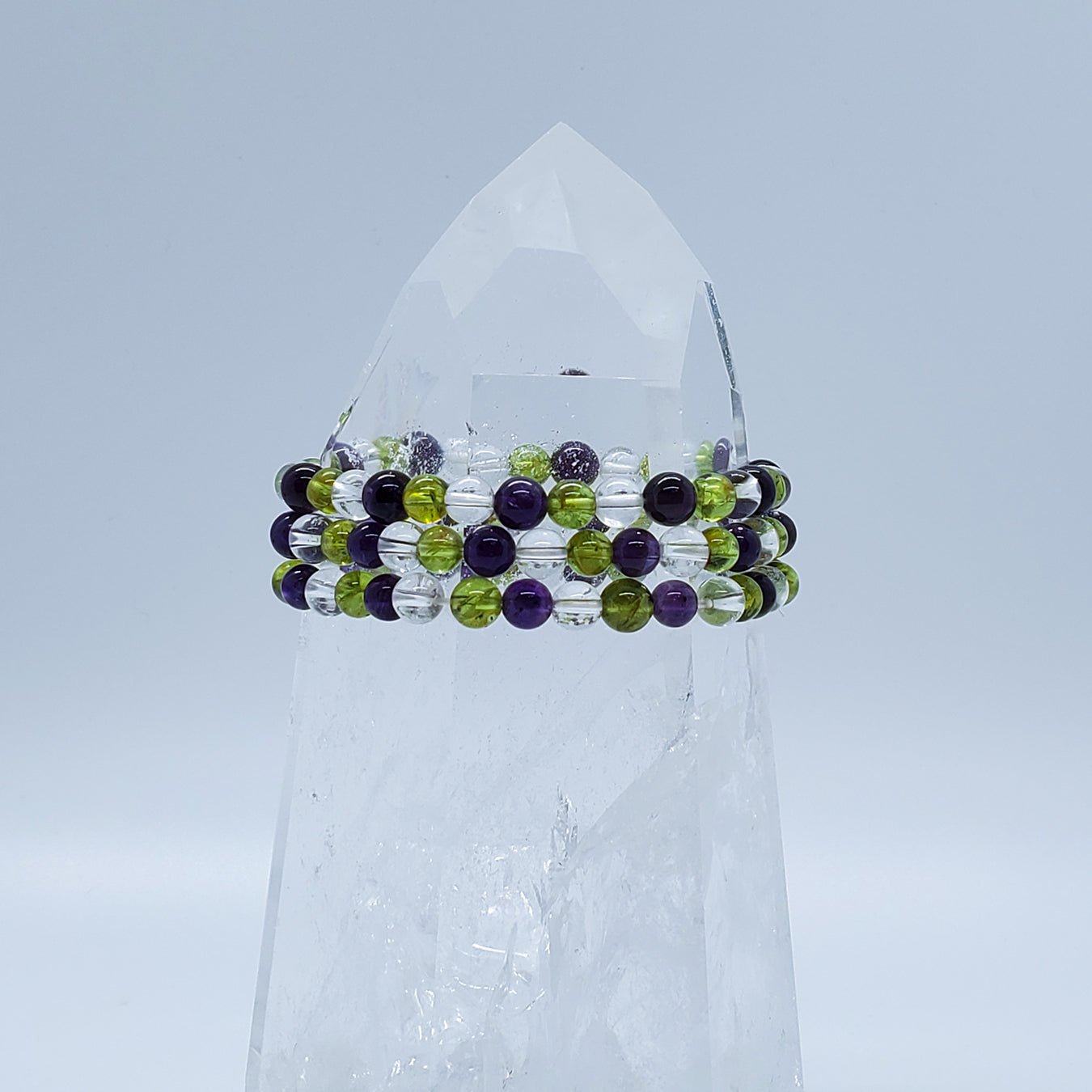 Crystal Bracelets, 6MM | - Spiral Circle