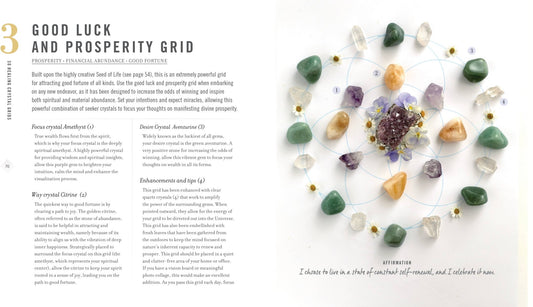 Crystal Gridwork: The Power of Crystals and Sacred Geometry - Spiral Circle