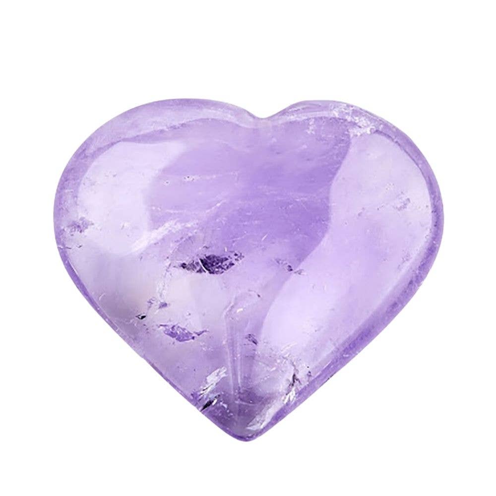 Crystal Heart - Amethyst - Spiral Circle