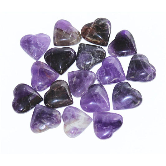 Crystal Heart - Amethyst - Spiral Circle