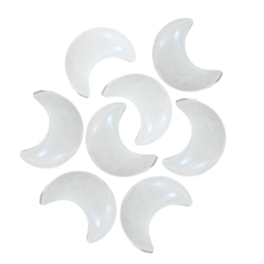 Crystal Moon - Clear Quartz - Spiral Circle