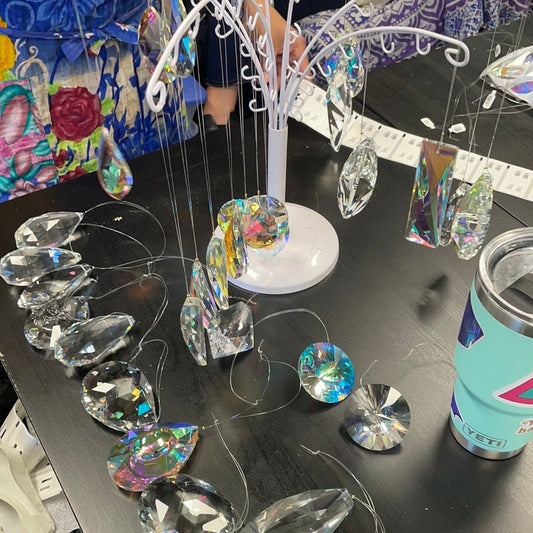 Crystal Rainbow Maker Suncatcher | Assorted - Spiral Circle