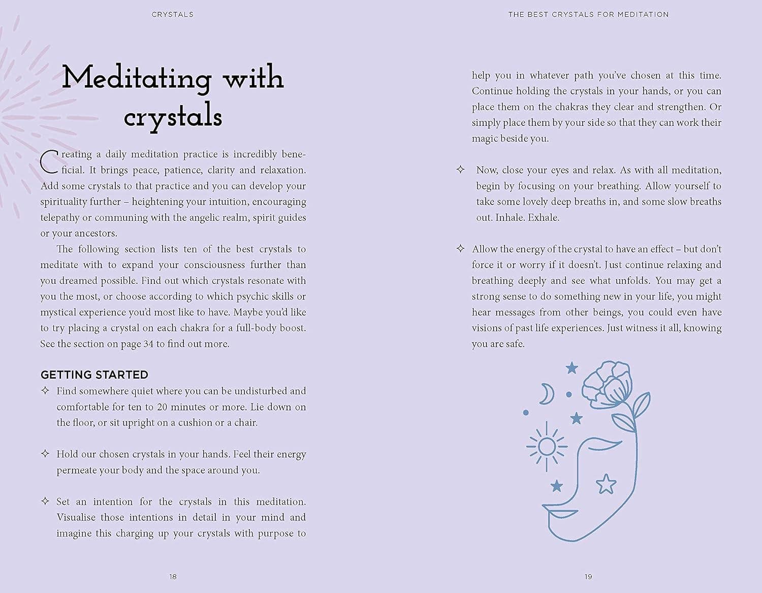 Crystals Book & Card Deck: Includes a 52-Card Deck and ... - Spiral Circle