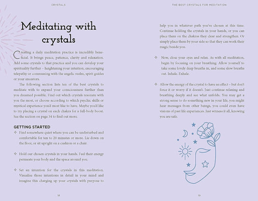 Crystals Book & Card Deck: Includes a 52-Card Deck and ... - Spiral Circle