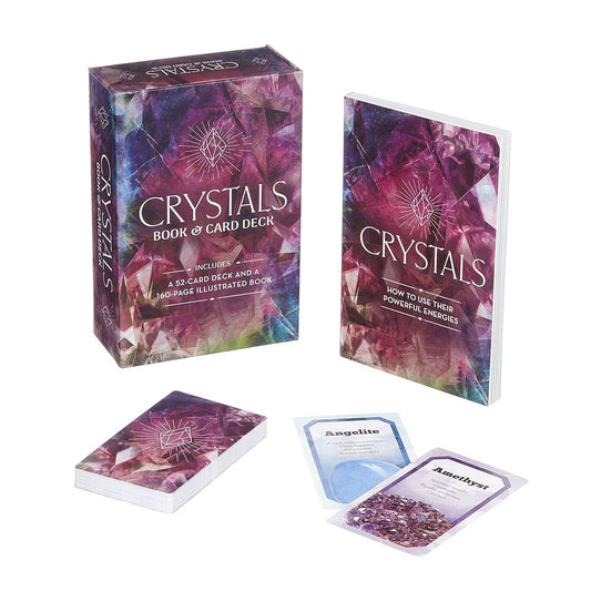 Crystals Book & Card Deck: Includes a 52-Card Deck and ... - Spiral Circle