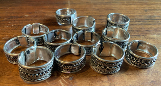 Cuff Rings | adjustable - Spiral Circle