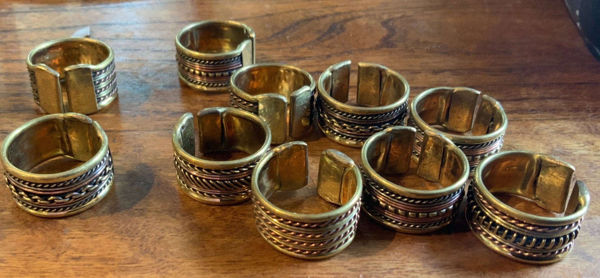 Cuff Rings | adjustable - Spiral Circle