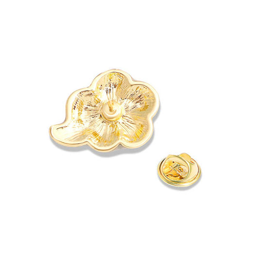 Cute smiling cloud brooch - Spiral Circle