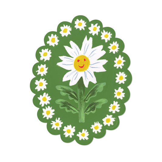 Daisy sticker - Spiral Circle