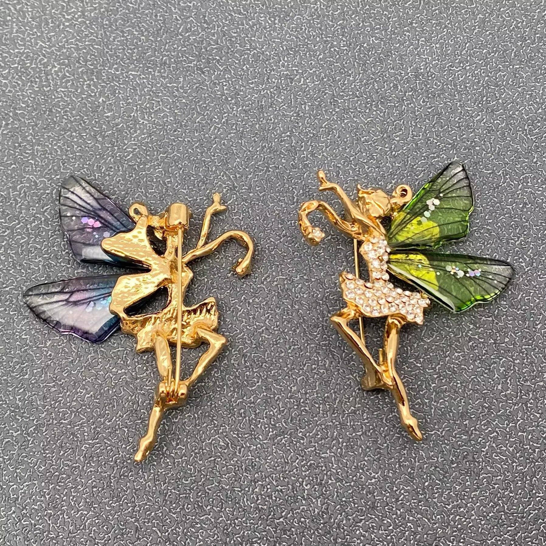 Dancing Elf Brooch - Spiral Circle