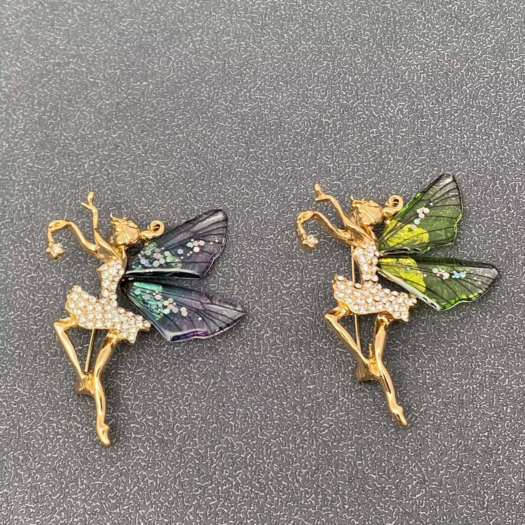 Dancing Elf Brooch - Spiral Circle