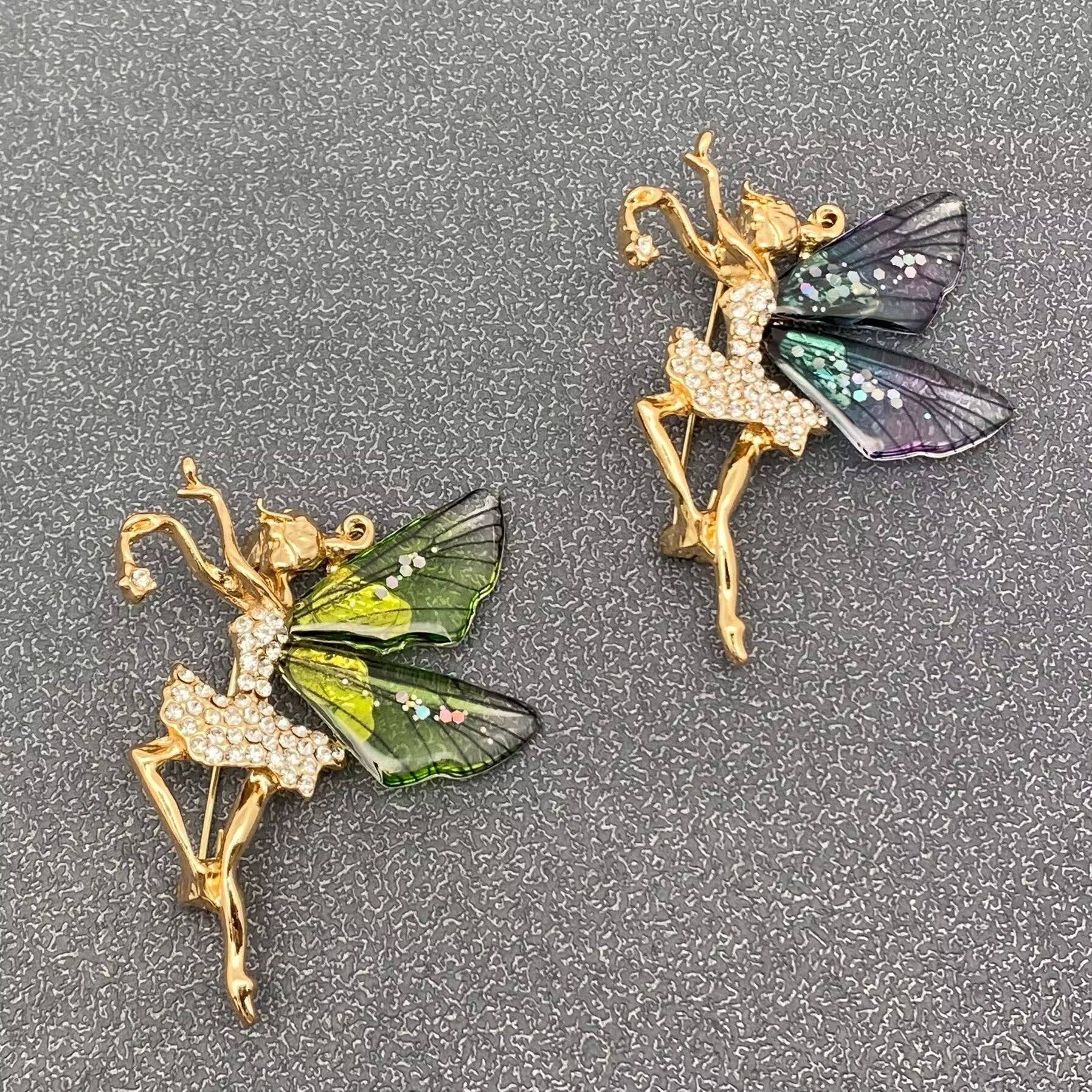 Dancing Elf Brooch - Spiral Circle