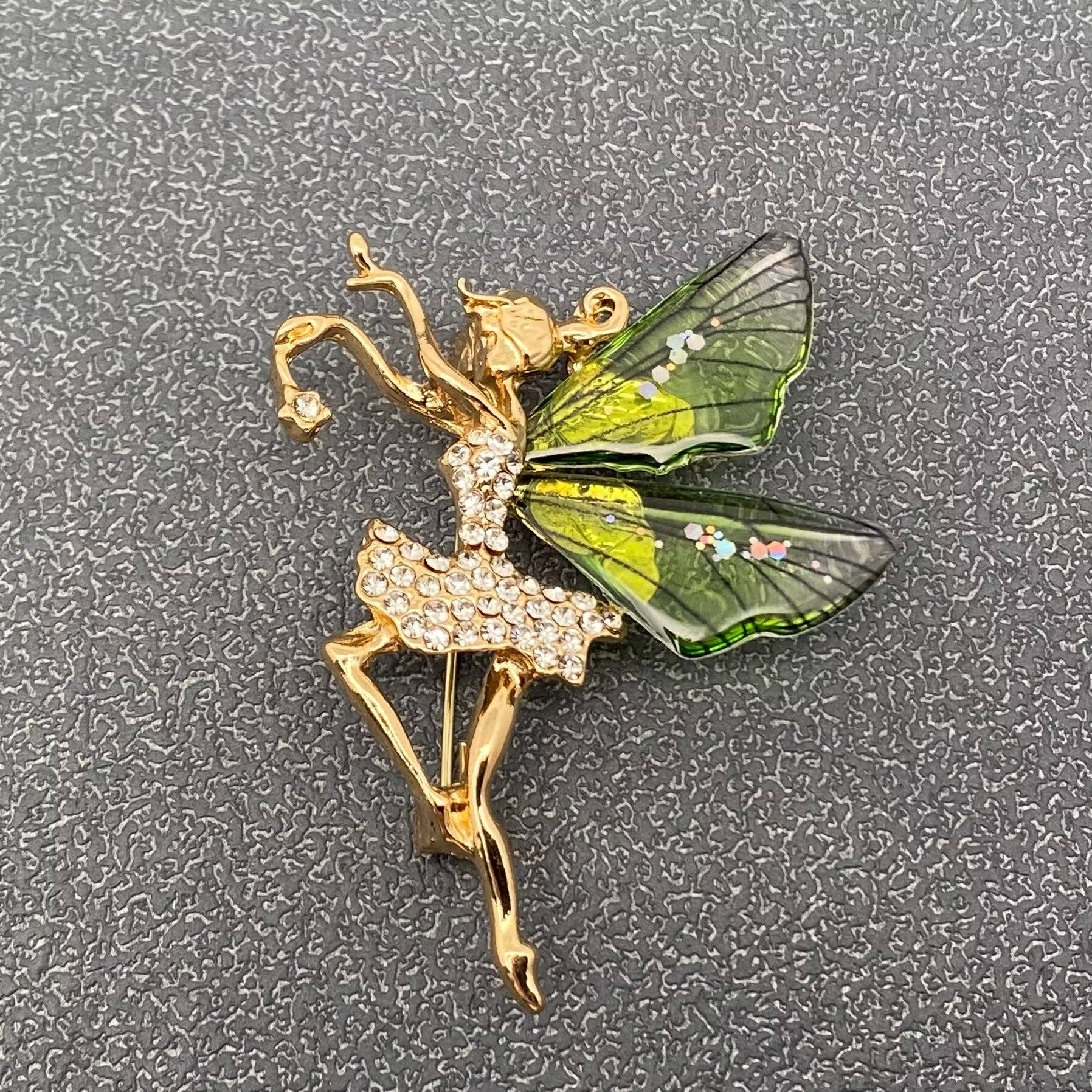 Dancing Elf Brooch - Spiral Circle