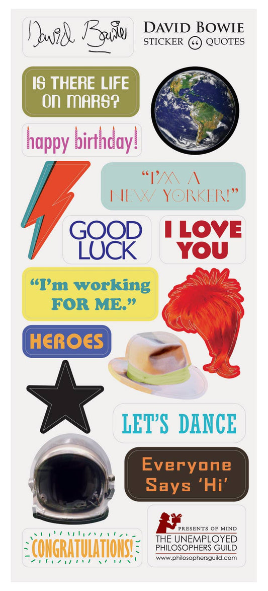 David Bowie Card - Spiral Circle