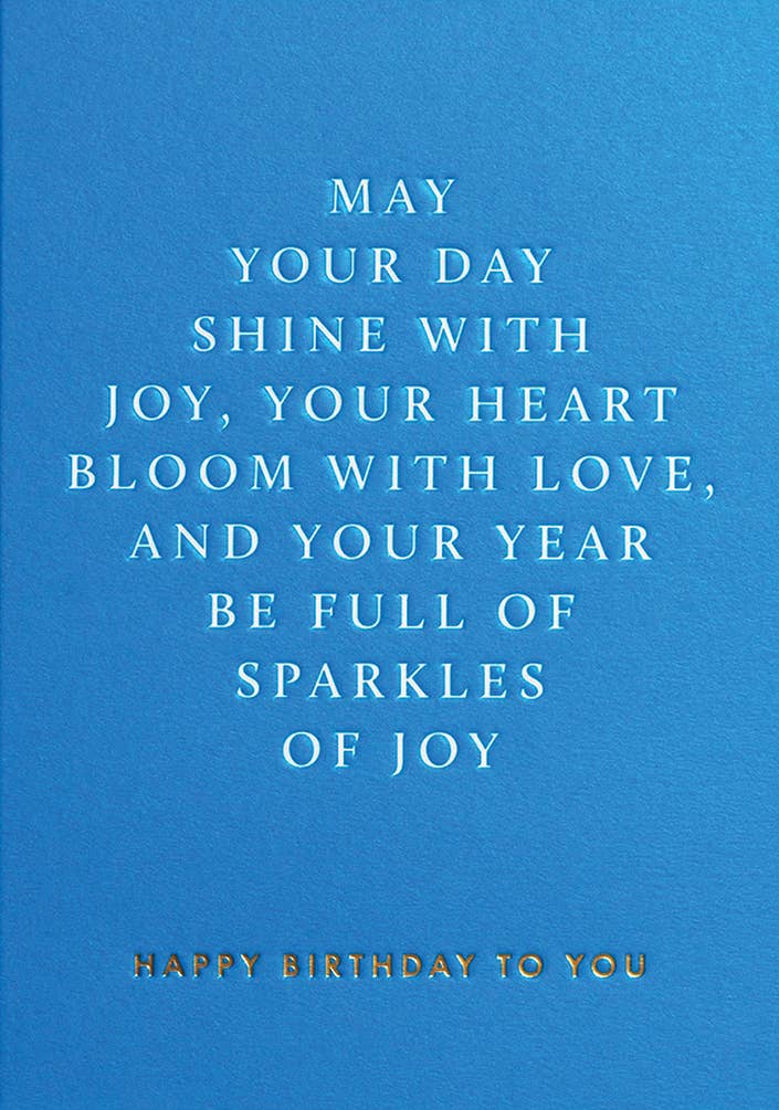 DAY SHINE BIRTHDAY CARD - Spiral Circle