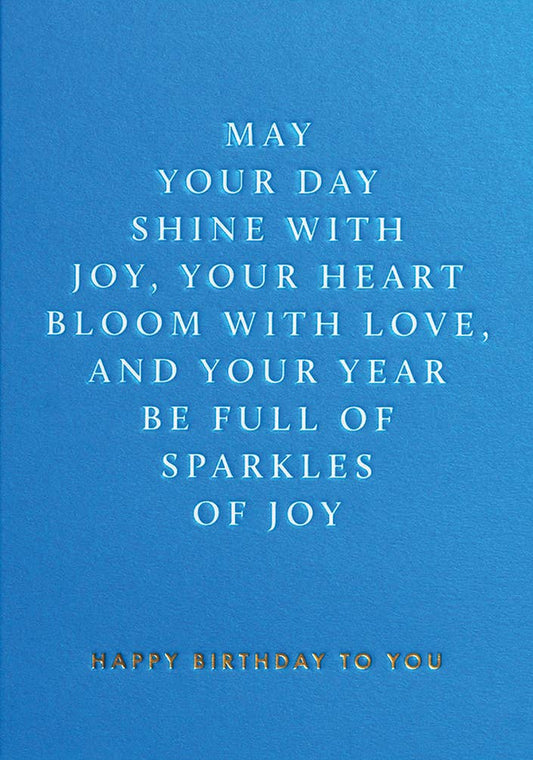 DAY SHINE BIRTHDAY CARD - Spiral Circle