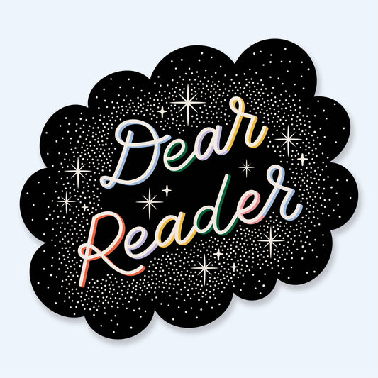 Dear Reader Sticker - Spiral Circle