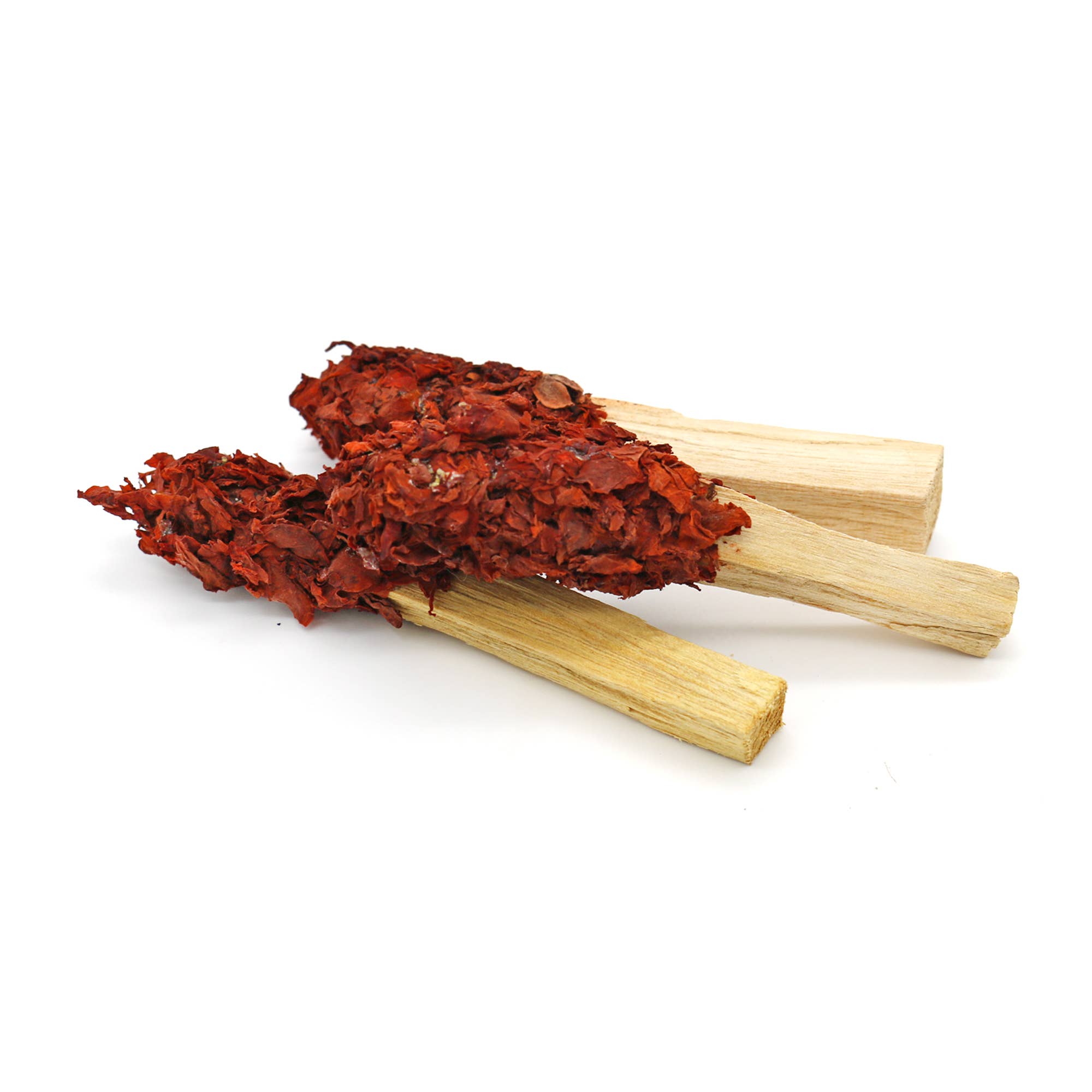 Dipped Sunburst Blossom Rose Petals Palo Santo Stick Pops - Spiral Circle