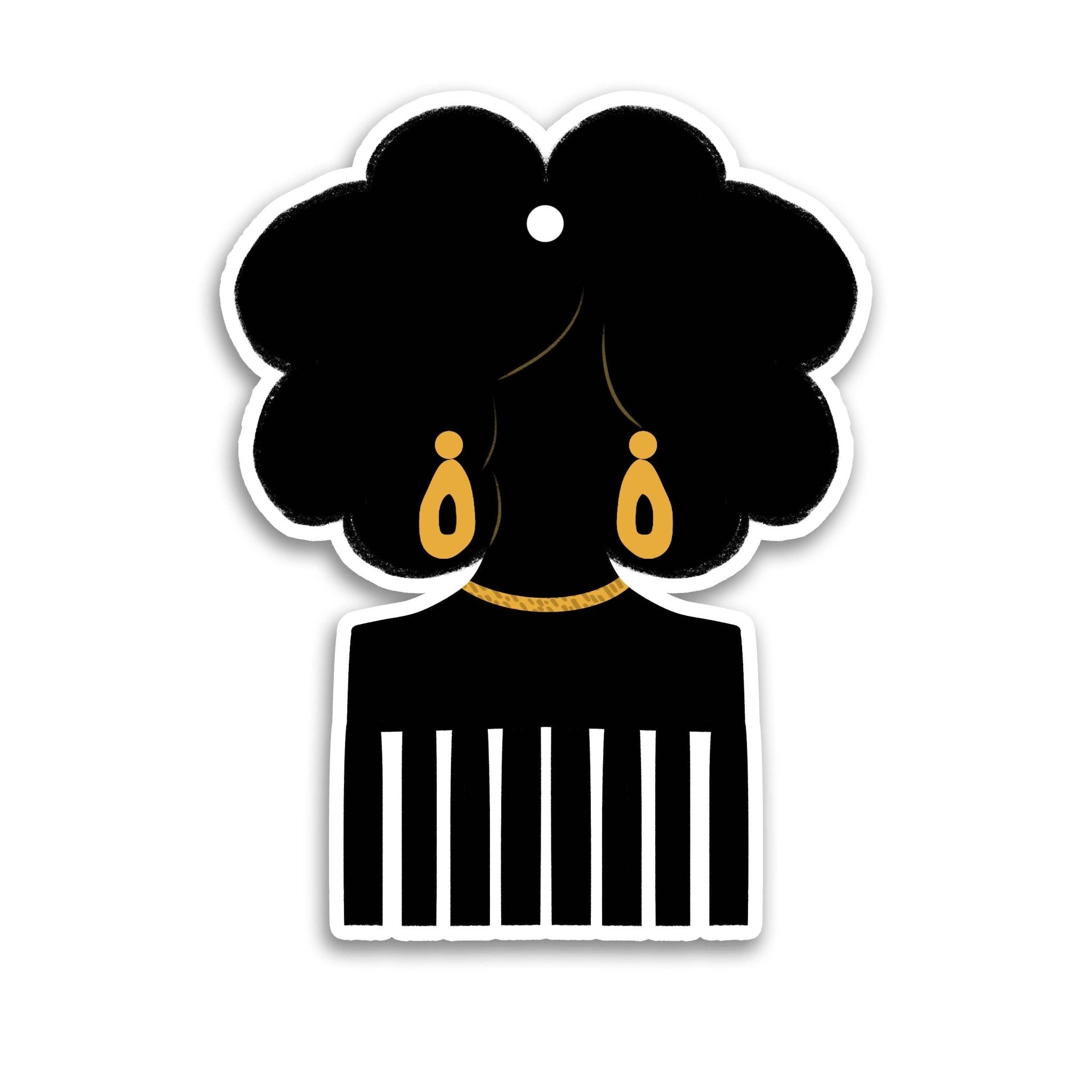 Diva Pick Vinyl Sticker  - Spiral Circle