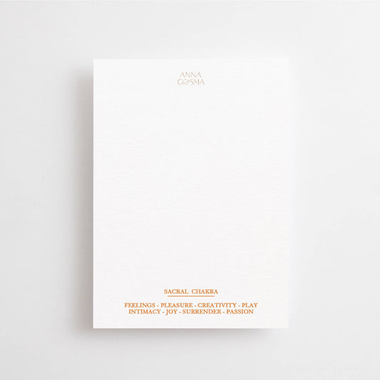 DO WHAT FEELS GOOD TO YOUR SOUL - 2. CHAKRA CARD - SACRAL - Spiral Circle