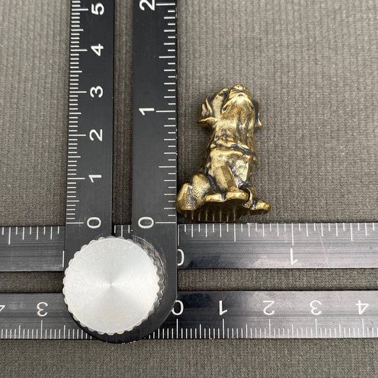 Dog | Brass Figurine - Spiral Circle