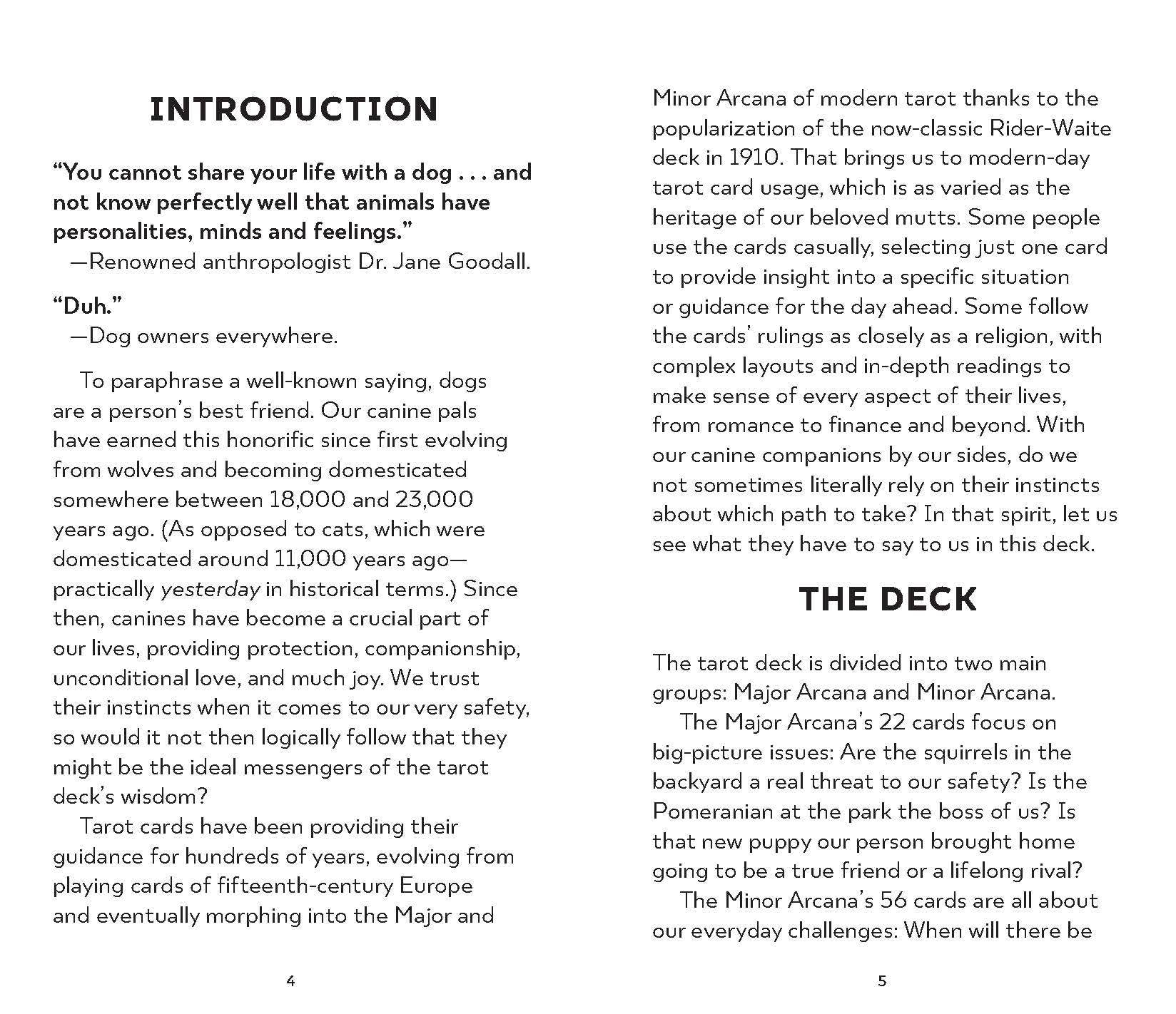 Dog Tarot - Spiral Circle