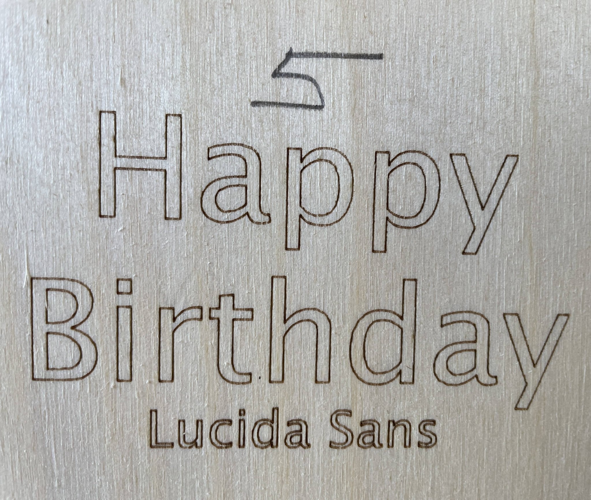 Door Harp Walnut border with Maple inlay - Spiral Circle