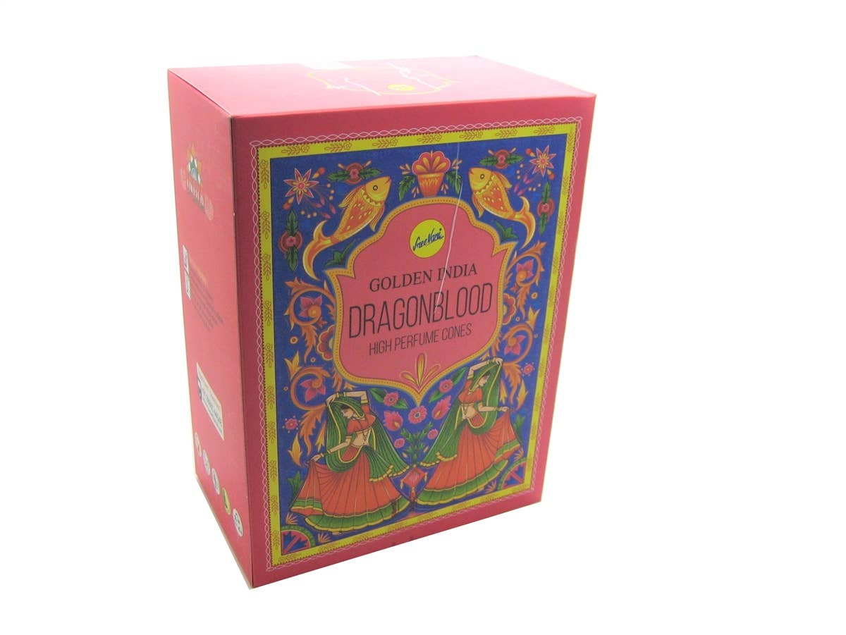 Dragon Blood Perfume Backflow Cones by Sree Vani stick scent - Spiral Circle
