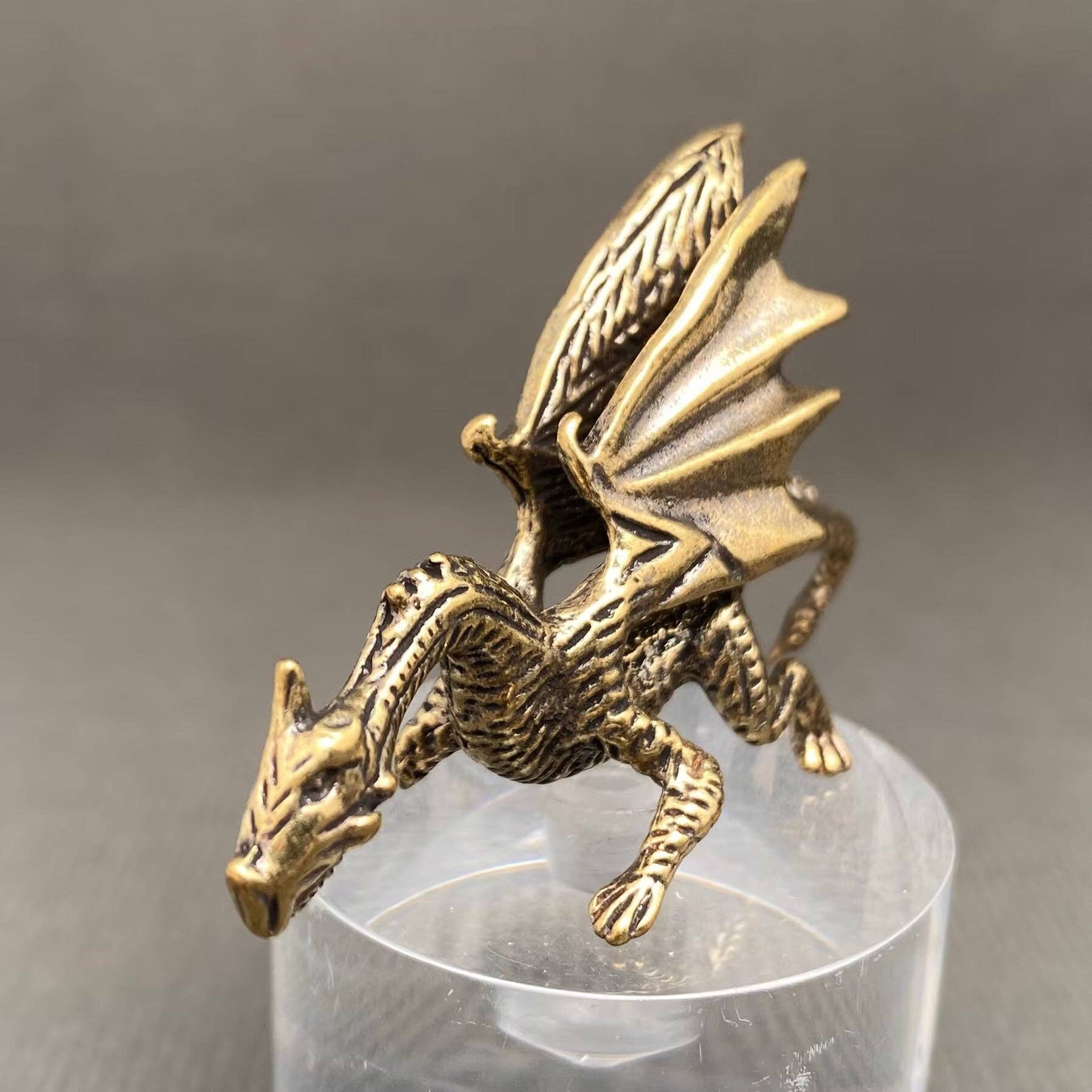 Dragon | Brass Figurine - Spiral Circle