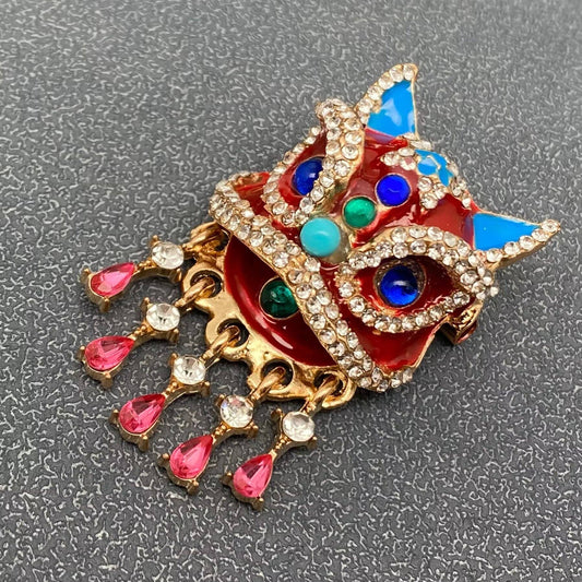 Dragon Parade Brooch - Spiral Circle