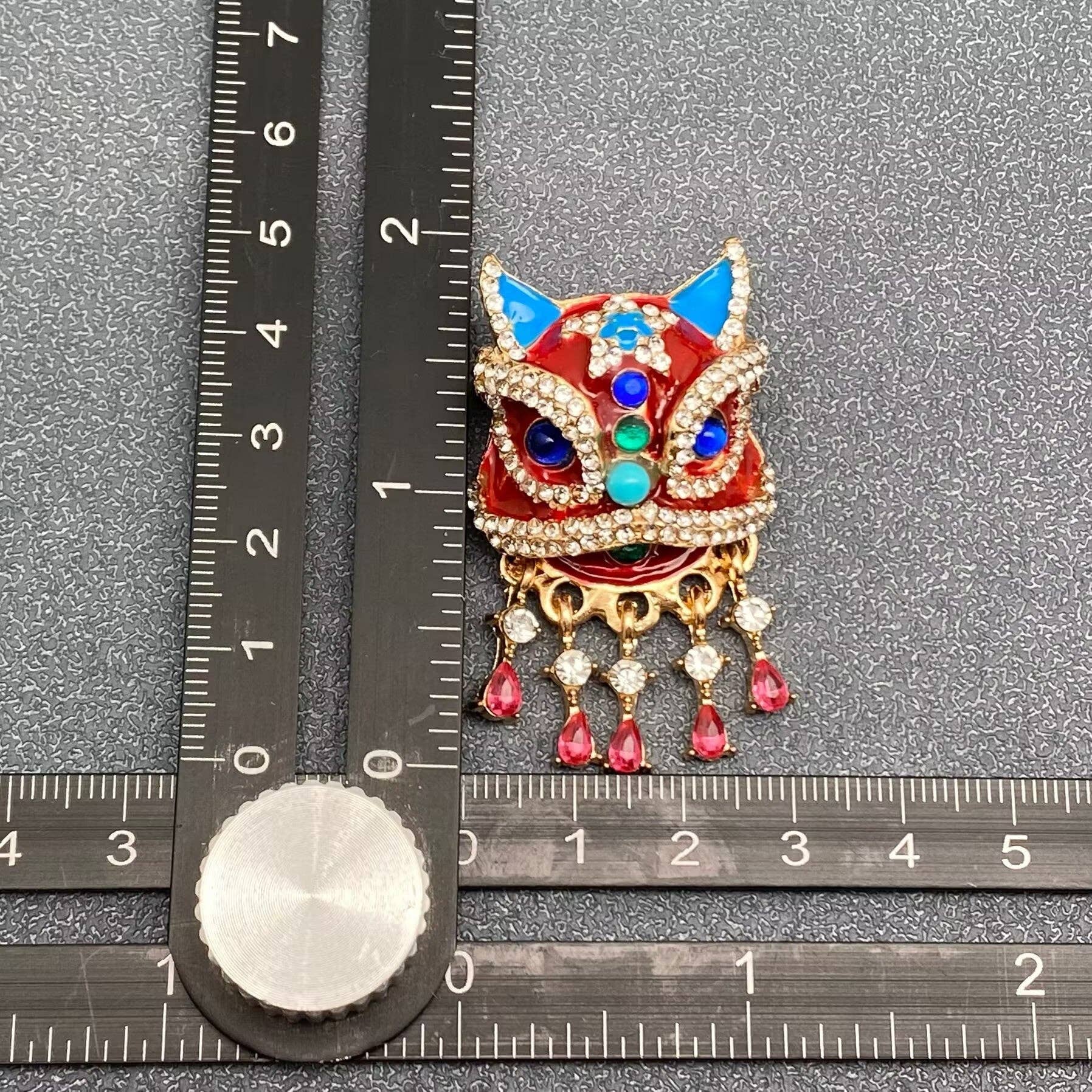 Dragon Parade Brooch - Spiral Circle