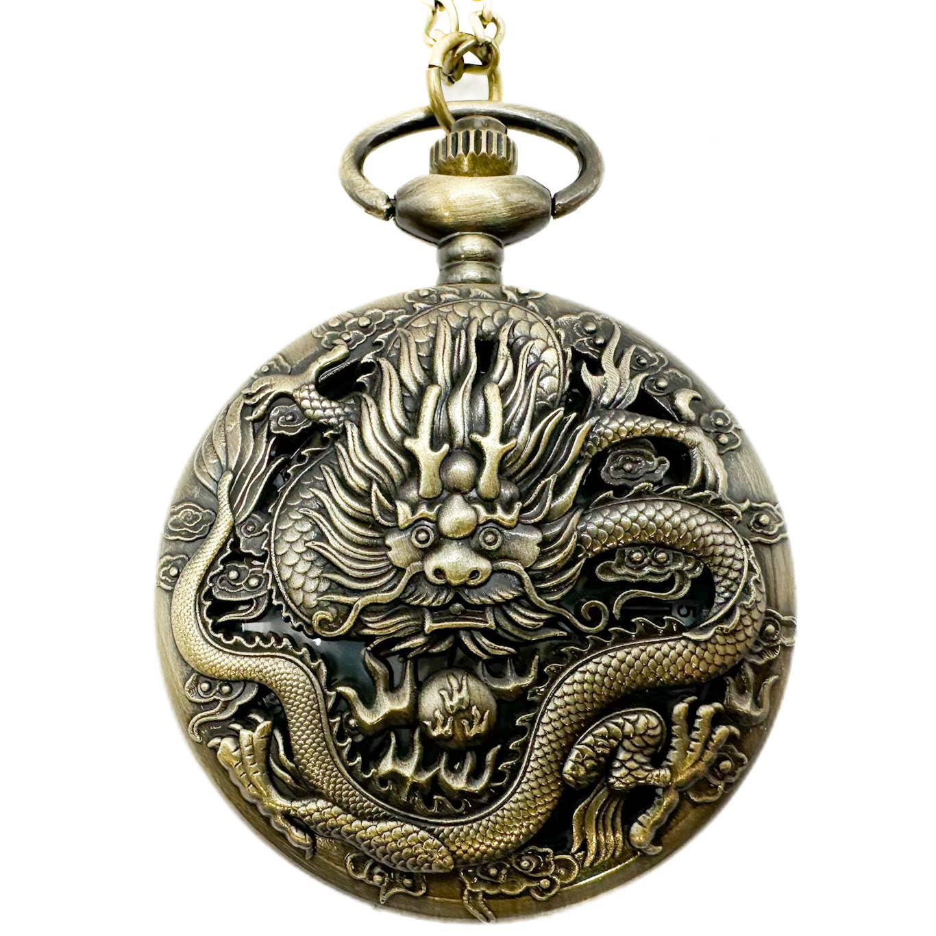 Dragon Pocket Watch - Spiral Circle