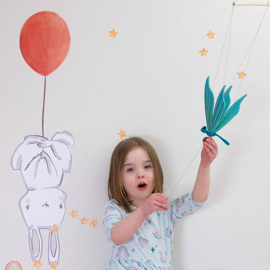 Dragonfly Flying Mobile - Spiral Circle